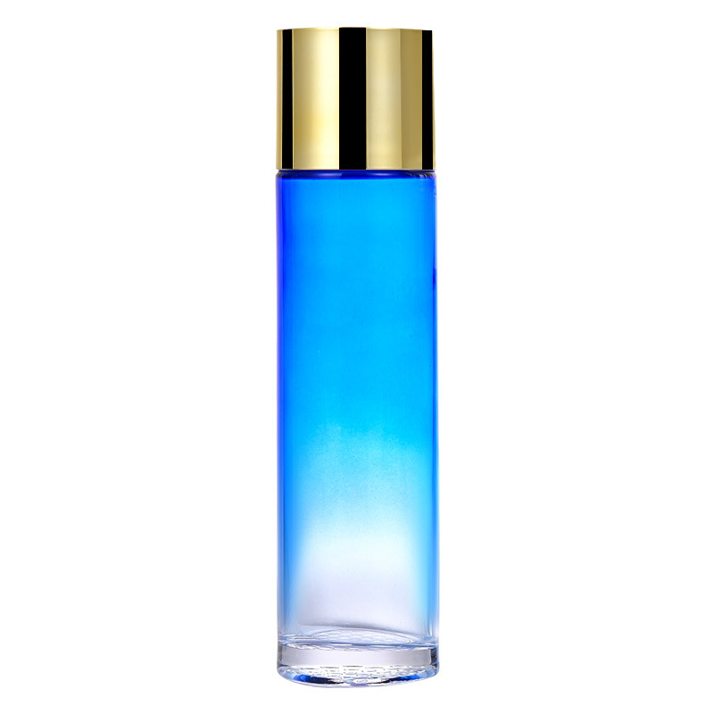 Gradijentna staklena bočica kozmetike s tlačnom pumpom za losion, masku za lice i kremu za oči; dostupne veličine 50g/30g/100ml/40ml/120ml, s pumpom i kapom