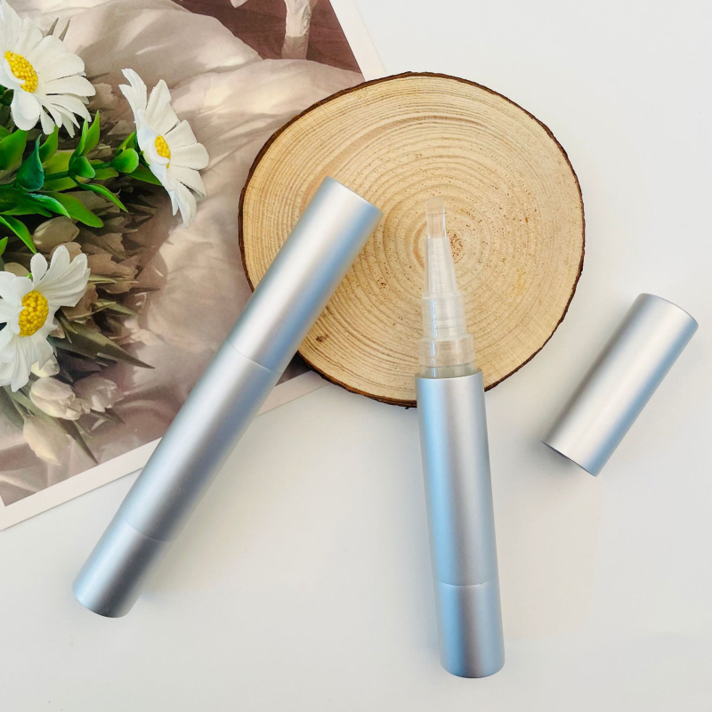 5ml zlatno-srebrni aluminijski korektor/pero za mikroblading, kozmetičko pakiranje s rotirajućim mehanizmom