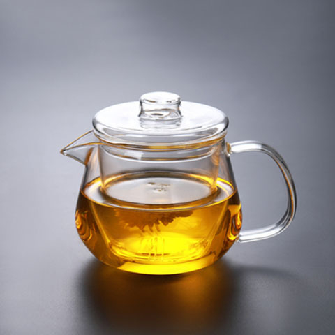 Ceainic din sticlă borosilicată, set simplu modern de preparare a ceaiului, capacitate mare, design cu pinguin
