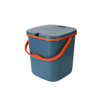 Galeată pătrată din plastic pentru resturi de ceai, cu filtru de drenaj