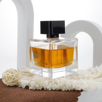 Kvadratna staklena bočica parfema 30 ml s raspršivačem, prozirna bočica 50 ml