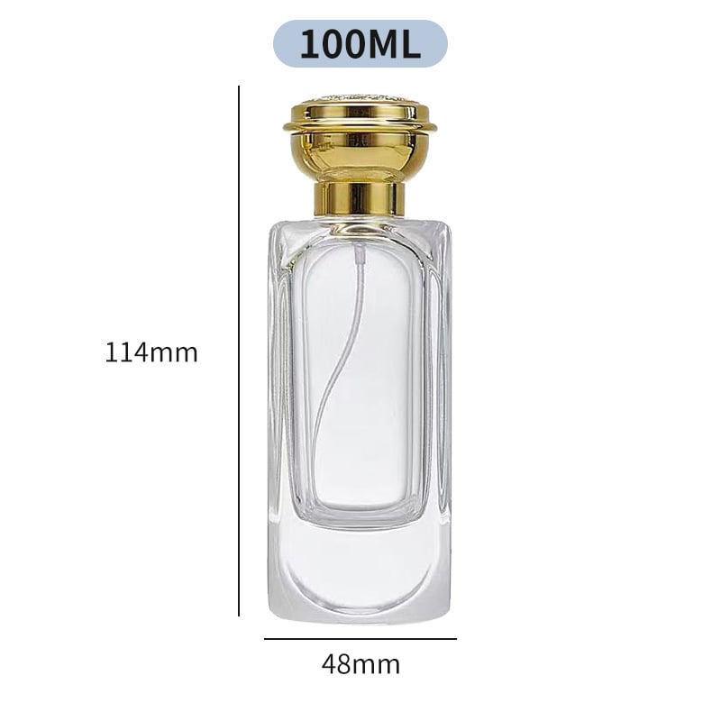 100 ml staklena bočica parfema, raspršivač, za ponovno punjenje