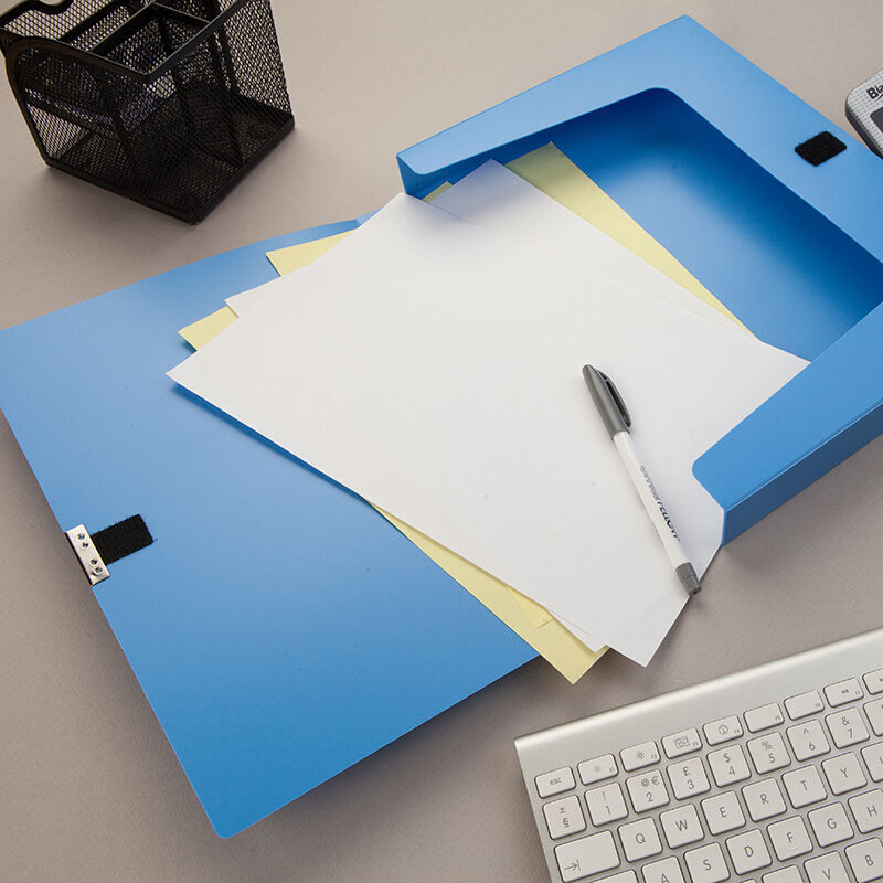 A4 cutie din plastic pentru documente – cutie de depozitare pentru dosare de personal și documente financiare (Model M95288)