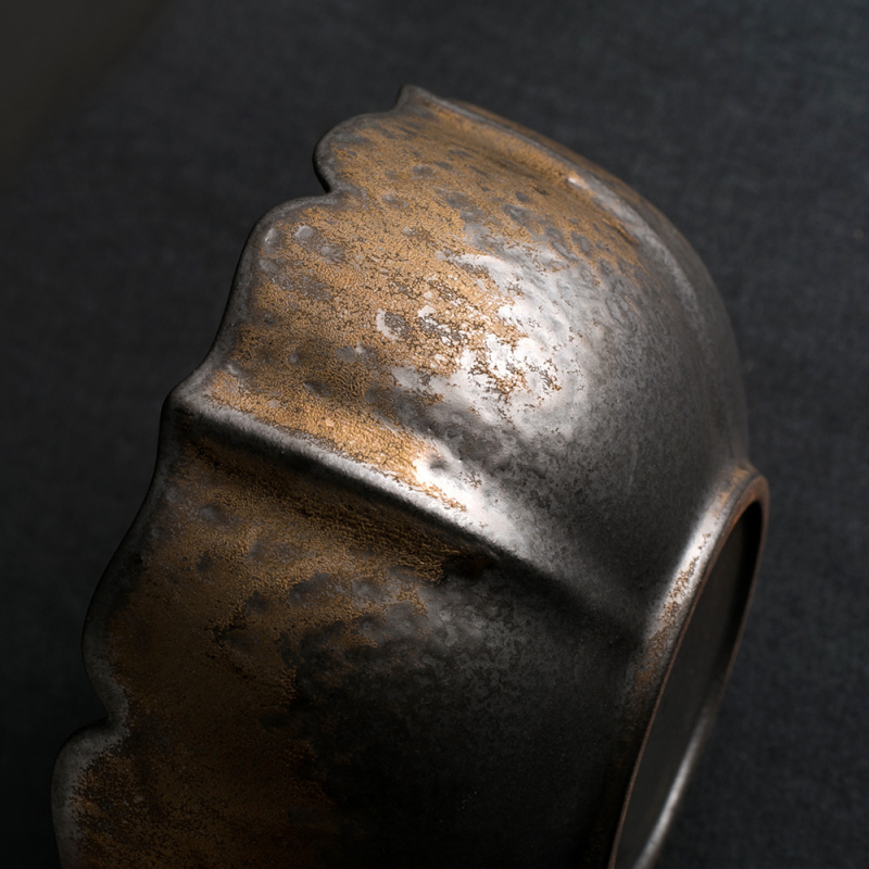 Vas ceramic pentru spălarea ceaiului, cu mare recipient pentru zaț de ceai – accesorii ceremoniei de ceai Kung Fu
