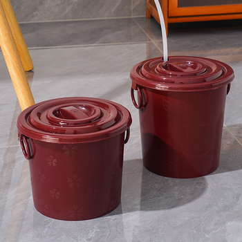 Găleată din plastic pentru resturi de ceai, cu capac filtrant