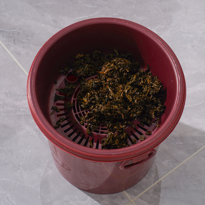 Găleată din plastic pentru resturi de ceai, cu capac filtrant