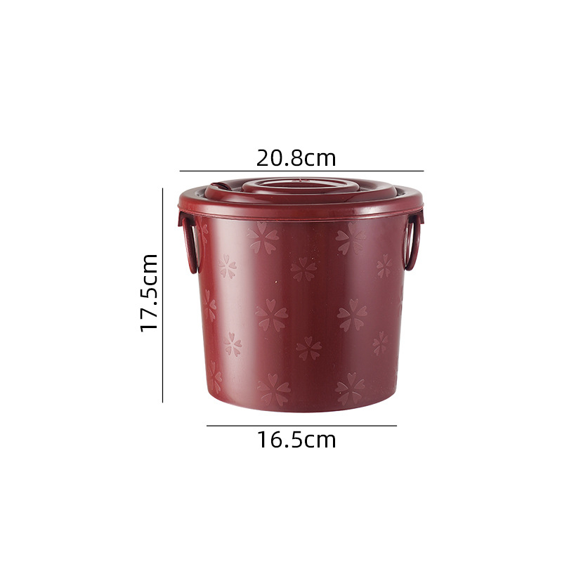 Găleată din plastic pentru resturi de ceai, cu capac filtrant