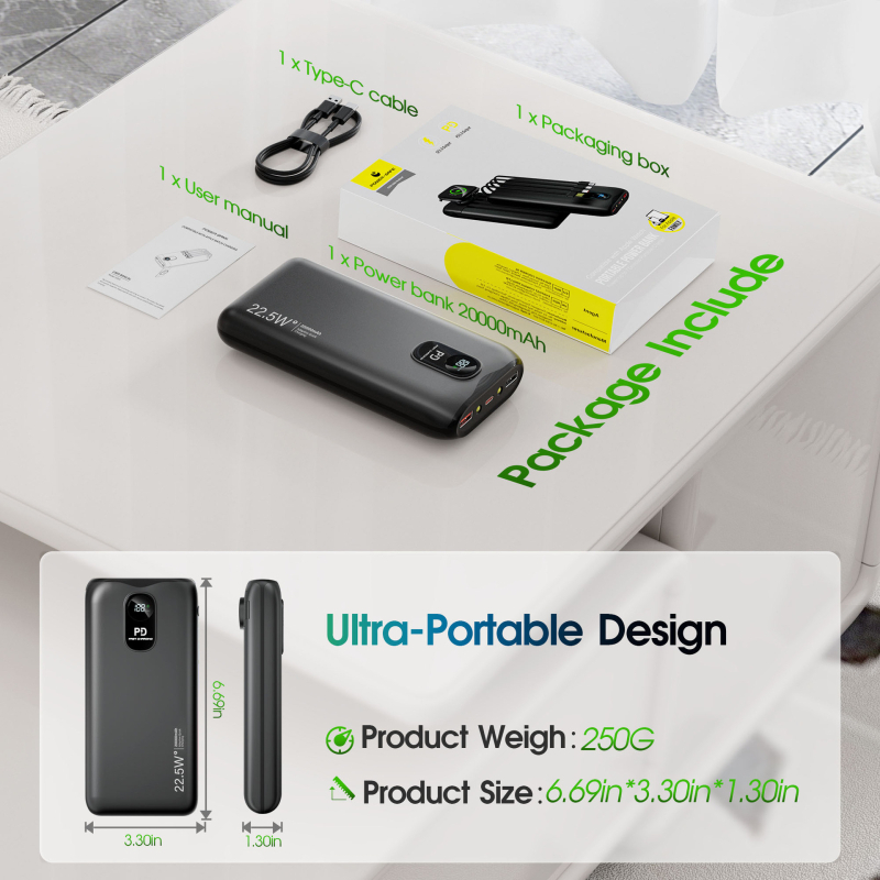 Μαγνητική Ασύρματη Power Bank για Apple Watch με μεγάλη χωρητικότητα και γρήγορη φόρτιση, UL2056/ISO900 πιστοποιημένη