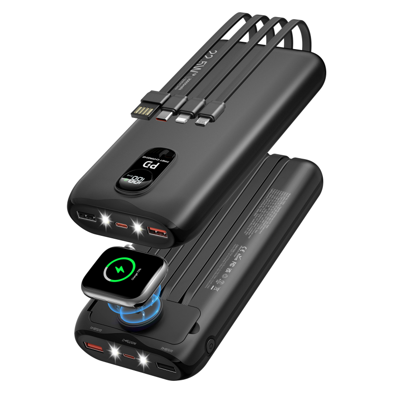 Μαγνητική Ασύρματη Power Bank για Apple Watch με μεγάλη χωρητικότητα και γρήγορη φόρτιση, UL2056/ISO900 πιστοποιημένη