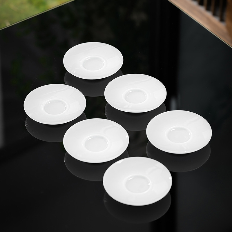 Suport circular din ceramică pentru ceai, protecție anti-arși, bază izolatoare termică, accesorii Gongfu ceai