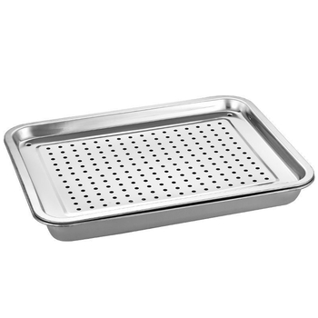 Set Gongfu tavă pentru ceai din oțel inox, tavă mică cu depozitare de apă și suprafață perforată pentru drenaj, pentru uz casnic