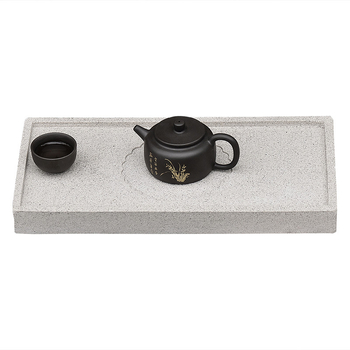 Tăviță de ceai ceramică, absorbentă, uscare rapidă, mică, dreptunghiulară