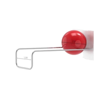 Oțel inoxidabil, raft înclinat de birou pentru cărți și reviste — decor Bauhaus inspirat