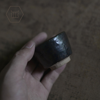Ceașcă de ceai din ceramică de piatră, mică ceașcă de degustare pentru setul Kung Fu, cu logo imprimat, ceramică în stil japonez