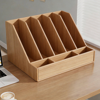 Organizator de documente și fișiere pentru birou, suport de birou minimalist, design modern