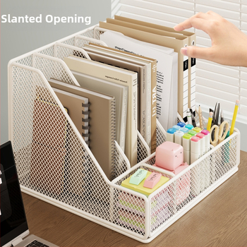 Organizator de documente și fișiere pentru birou, suport de birou minimalist, design modern