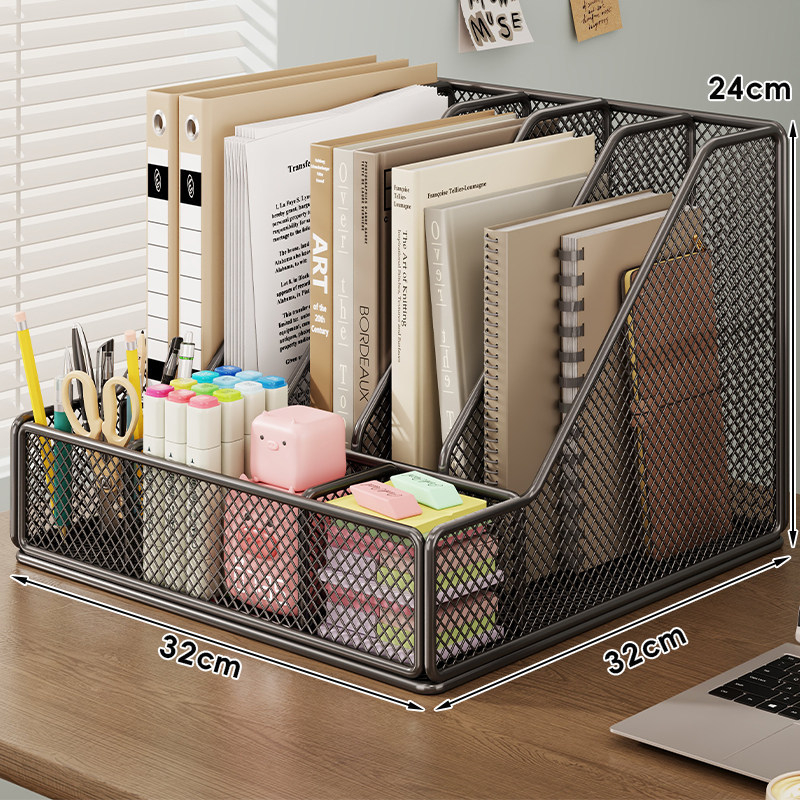 Organizator de documente și fișiere pentru birou, suport de birou minimalist, design modern