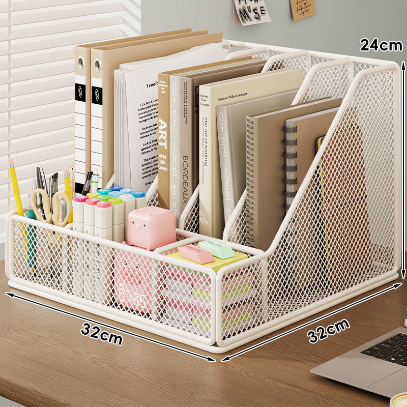 Organizator de documente și fișiere pentru birou, suport de birou minimalist, design modern