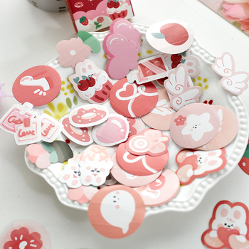 Set de autocolante într-o cutie, seria Time Note, 300 autocolante decorative pentru jurnal