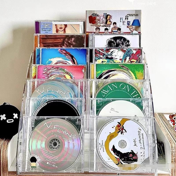 Suport acrilic pentru discuri și albume
