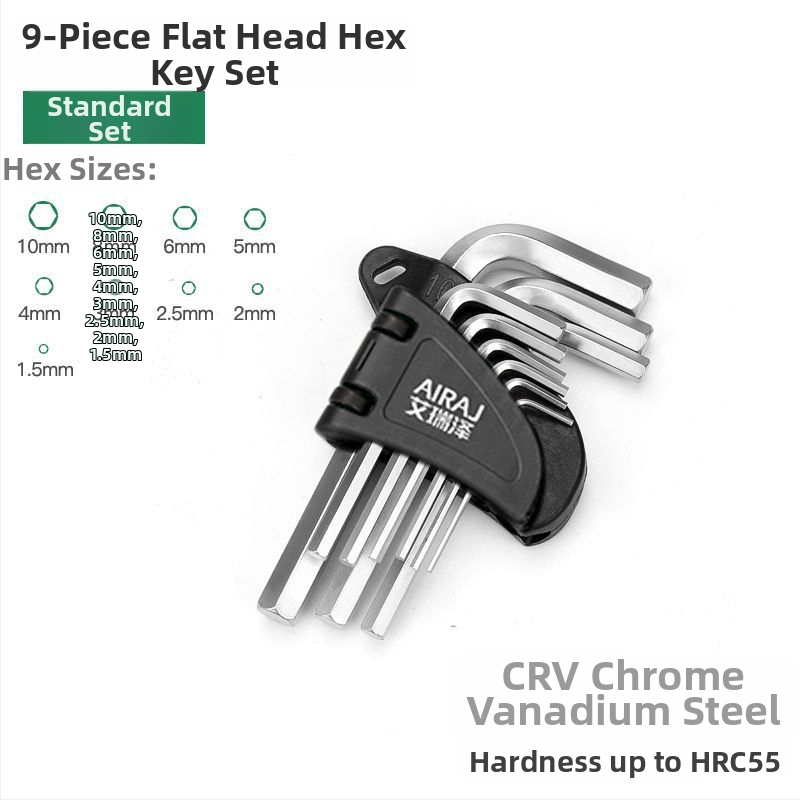 Arrizo sada hex kľúčov s matným povrchom, ploché a guľaté hlavy, Torx kľúče, predĺžená dĺžka
