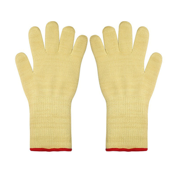 Mănuși din aramid cu strat dublu, rezistente la temperaturi înalte, anti-tăiere, ignifuge, pentru cuptor cu microunde, uz industrial