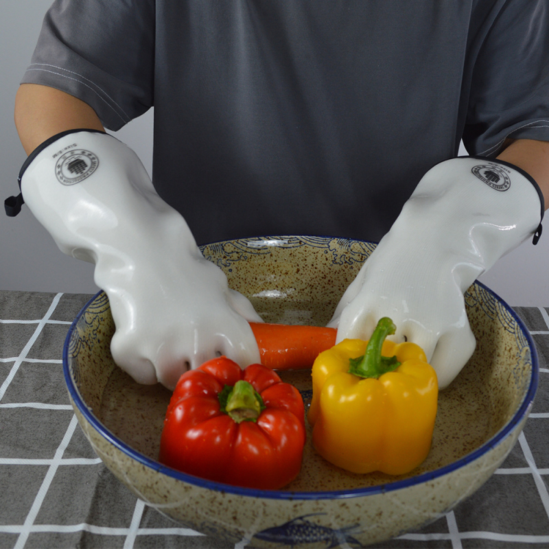 Mănuși din silicon lichid pentru bucătărie și atelier: impermeabile, rezistente la tăieturi, rezistente la temperaturi ridicate și scăzute, silicon alimentar
