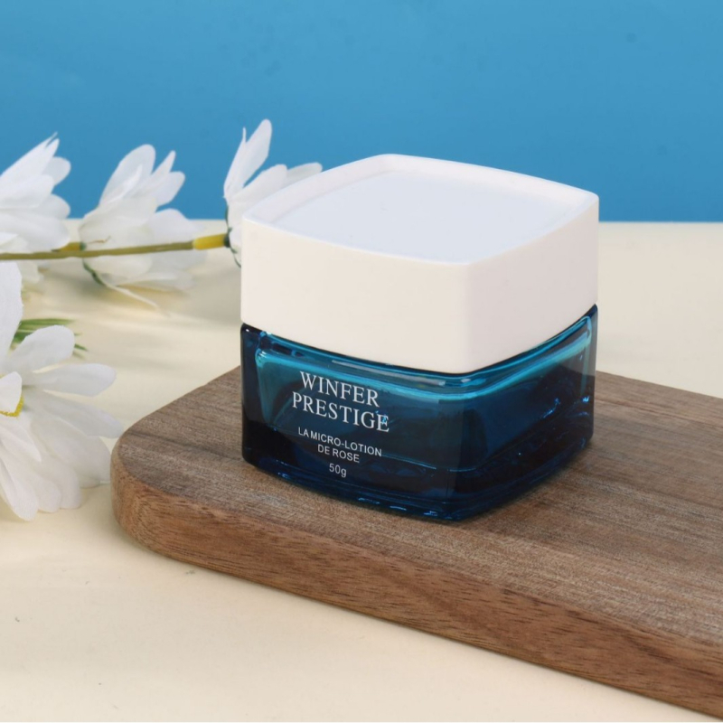 Set staklenih boca za njegu kože s pumpom, za kozmetičke losione s esencijalnim uljem, 30 ml, 50 ml, 100 ml