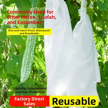 Pungă anti-insecte pentru fructe și legume, cu husă de protecție și pungă de hârtie impermeabilă