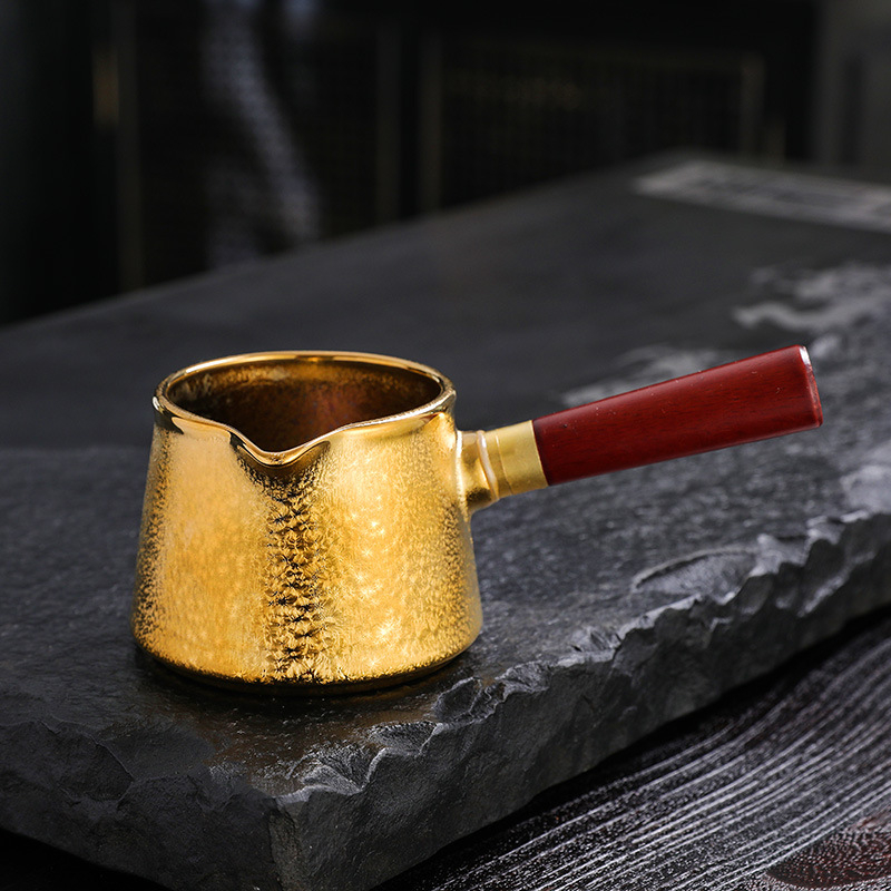 Set Gongfu din ceramică pentru uz casnic, stil retro minimalist, cu cești Tianmu și ceainice