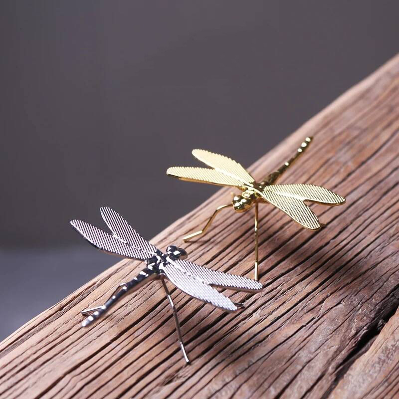 Dragonfly suport pentru capac de ceainic și suport pentru pensule — accesorii ceremonie ceai, aliaj, pentru casă