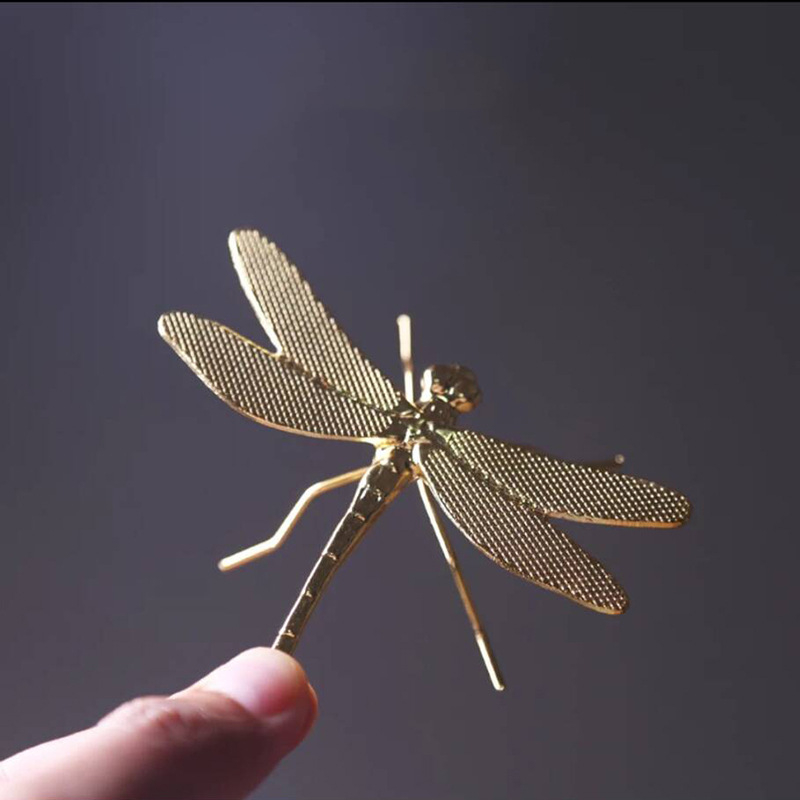 Dragonfly suport pentru capac de ceainic și suport pentru pensule — accesorii ceremonie ceai, aliaj, pentru casă