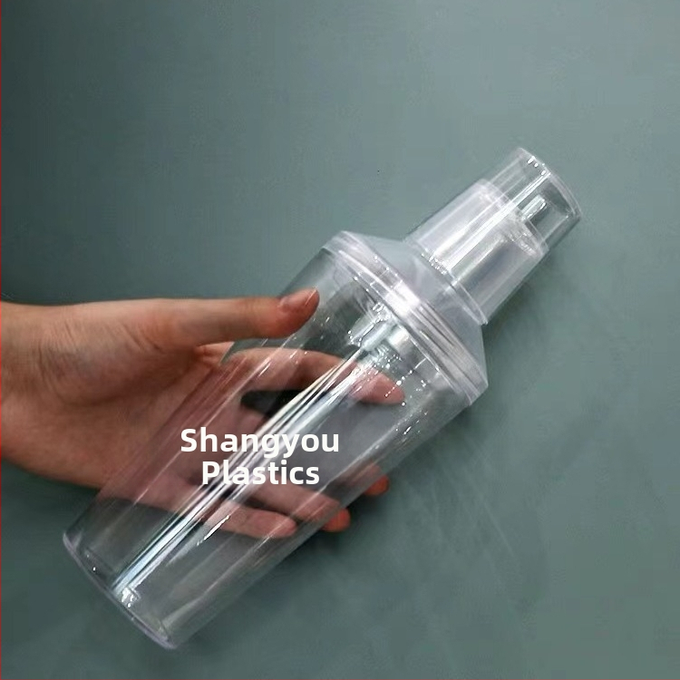 500 ml priehľadný PET šejker na čaj pre studené čaje