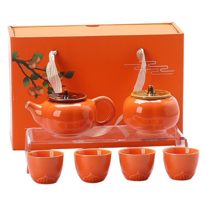 Set de ceai Kung Fu cu ceainic din porțelan și recipient pentru ceai, cu inscripție, cadou de nuntă