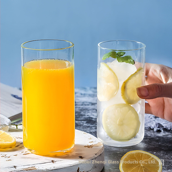 Pahar personalizat din sticlă borosilikată pentru băuturi reci, cafea și ceaiuri cu fructe și lapte — cu un singur strat, transparent