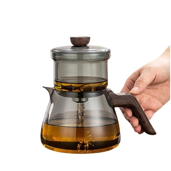 Dispozitiv pentru prepararea ceaiului cu separare magnetică între ceai și apă, filtrare printr-un singur buton, ceai de mandarină verde, gaiwan și set de ceai de înaltă calitate