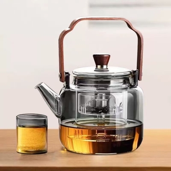 Ceainic din sticlă borosilicată, rezistent la temperaturi înalte