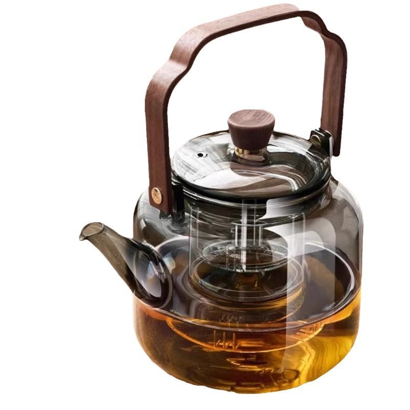 Ceainic din sticlă borosilicată, rezistent la temperaturi înalte
