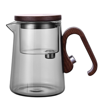 Ceainic infuzor cu separare ceai-apă, dispozitiv magnetic de infuzare, ceainic din sticlă, set de ceai