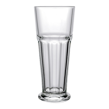 Pahar din sticlă pentru suc, cu design Collins octagonal, pahar gros pentru milkshake, potrivit pentru Mojito și ceai de lămâie