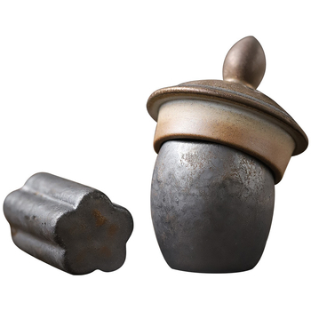 Suport personalizat pentru capac de ceai pentru ceainice din lut mov și din fier, bază ceramică pentru capac, accesorii ceremonie ceaiului