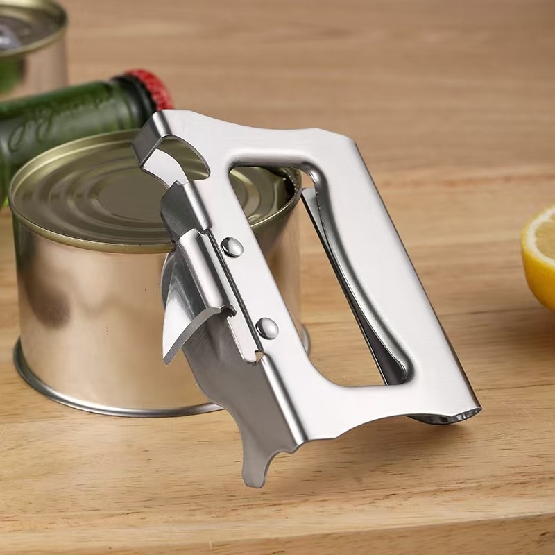 Deschizător de conserve din oțel inoxidabil și deschizător de sticle, multifuncțional