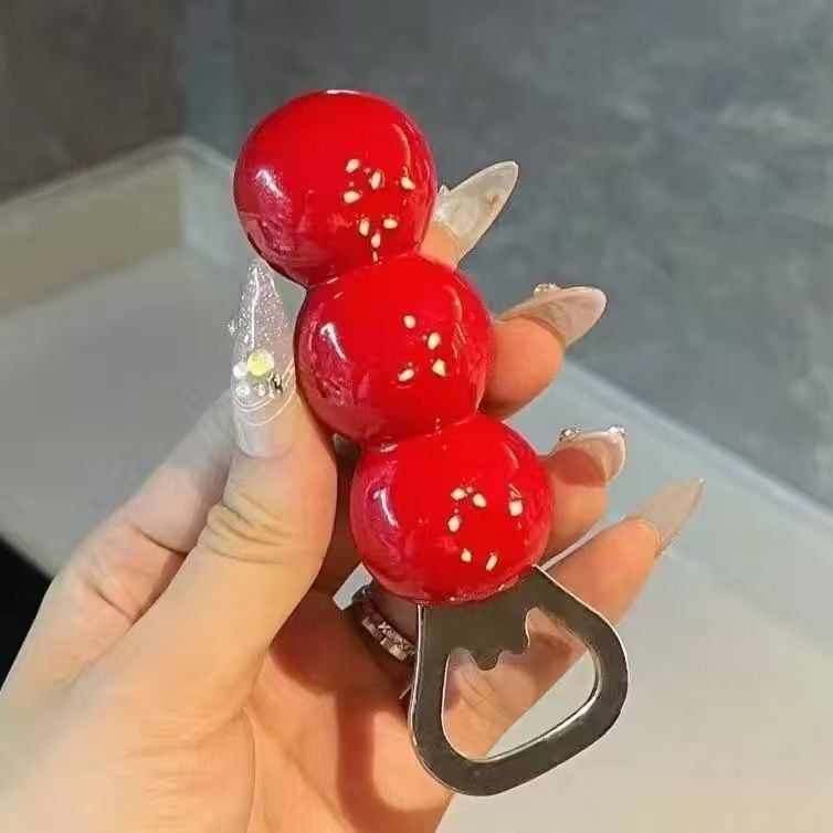 Deschizător magnetic pentru sticle, magnet pentru frigider, design dovleac și brânză