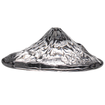 Zen-inspired suport din sticlă pentru capacul ceainicului, accesorii pentru setul japonez de ceai, ornament din sticlă cristal și bază pentru bețișe de tămâie