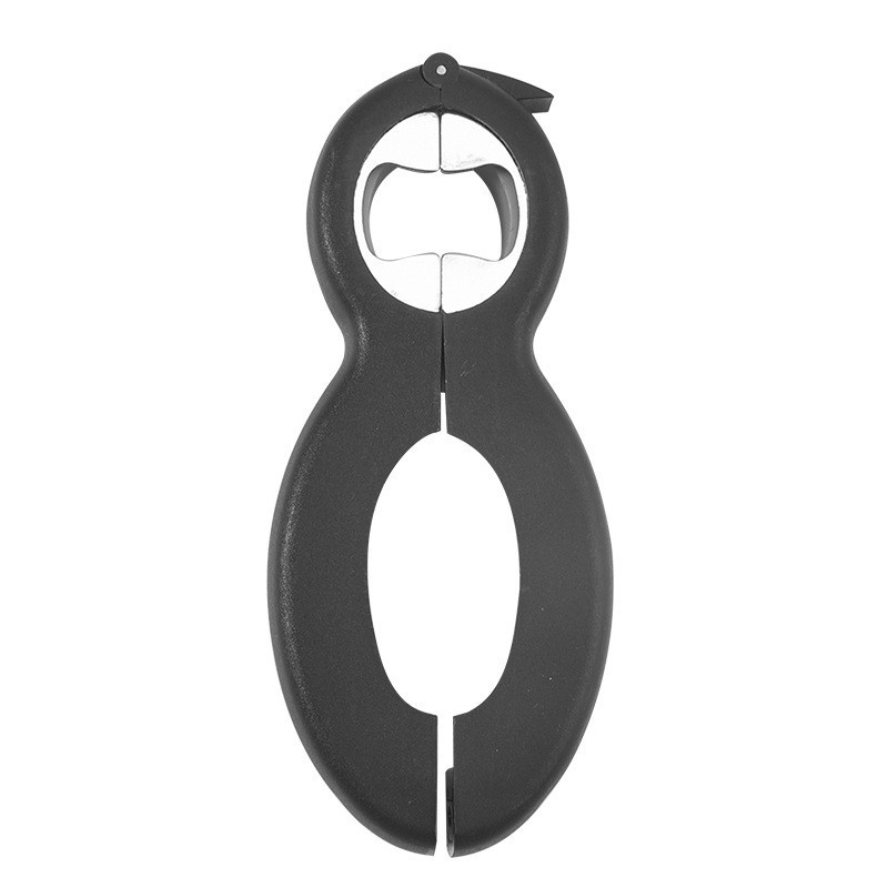 Deschizător universal 6 în 1 pentru sticle și conserve, oțel inox, gadget de bucătărie