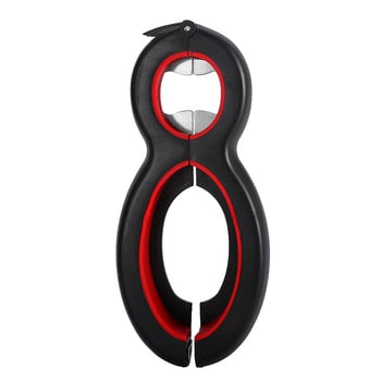 Deschizător de sticle 6 în 1, din plastic, creativ și ușor de utilizat, gadget de bucătărie portabil