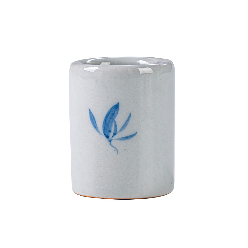 Suport pentru capac din ceramică, pictat manual, pentru ceainic din lut purpuriu, stil vintage, accesoriu pentru ceremonia ceaiului