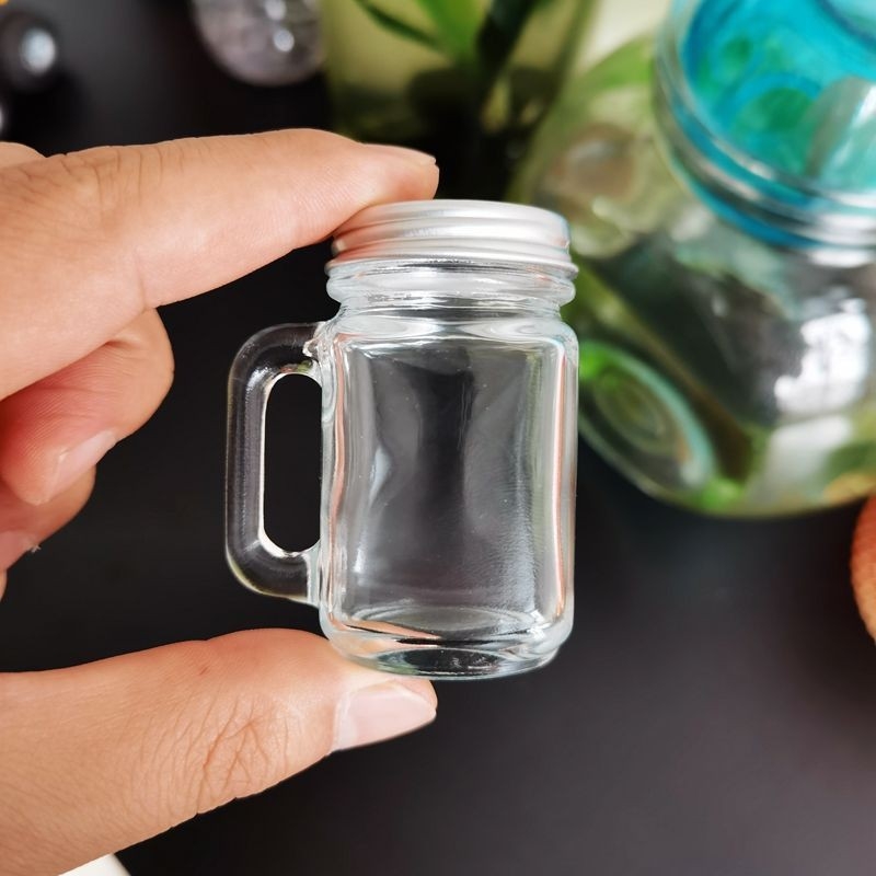 Prozirna cilindrična staklena bočica s poklopcem, 120 ml, za kozmetičke uzorke
