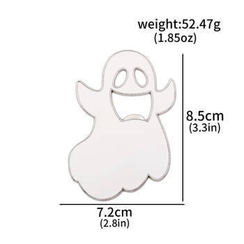 Deschizător de sticle pentru bere din aliaj de zinc – Seria Halloween Ghost, creativ și portabil