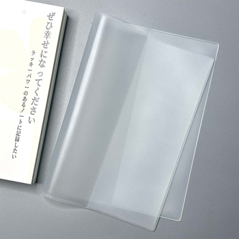 Husă transparentă din PVC pentru notebook A6, format îngust